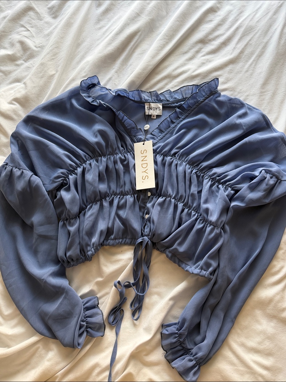 SNDYS Sheer Blouse